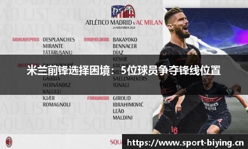 米兰前锋选择困境：5位球员争夺锋线位置