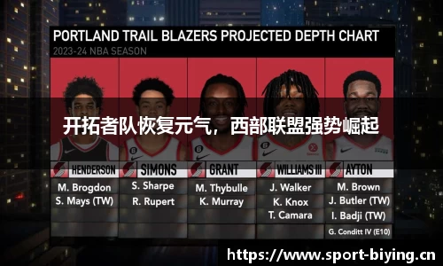开拓者队恢复元气，西部联盟强势崛起